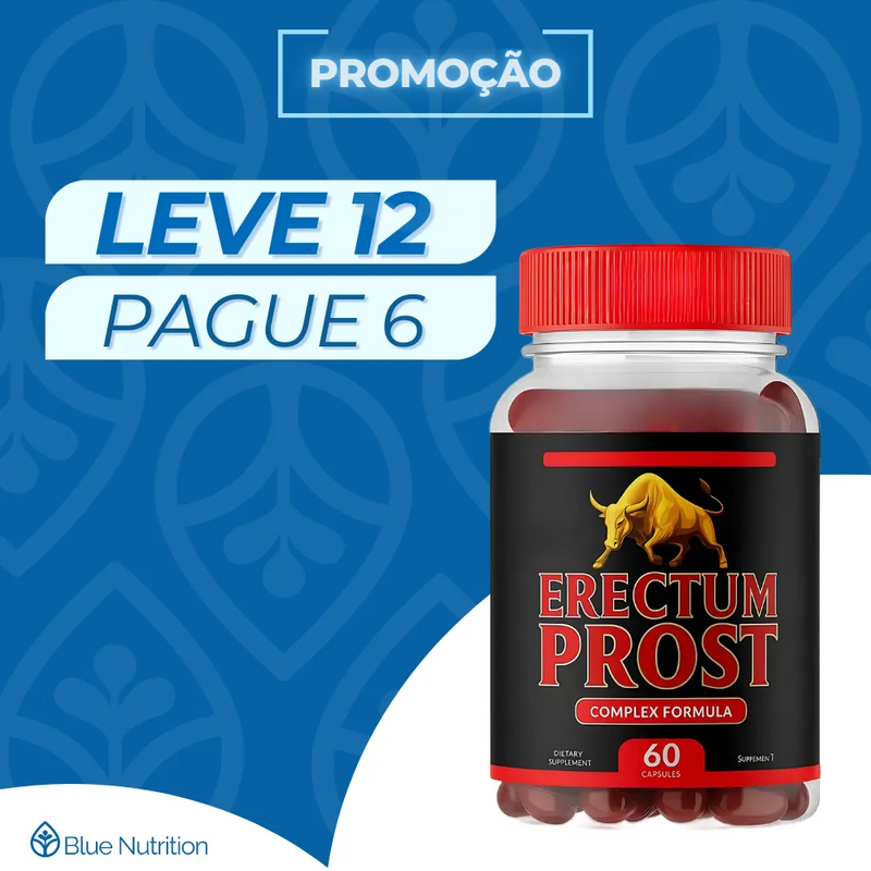 Erectum Prost Original 60cp - Suplemento Natural - Promoção Exclusiva + Frete Grátis