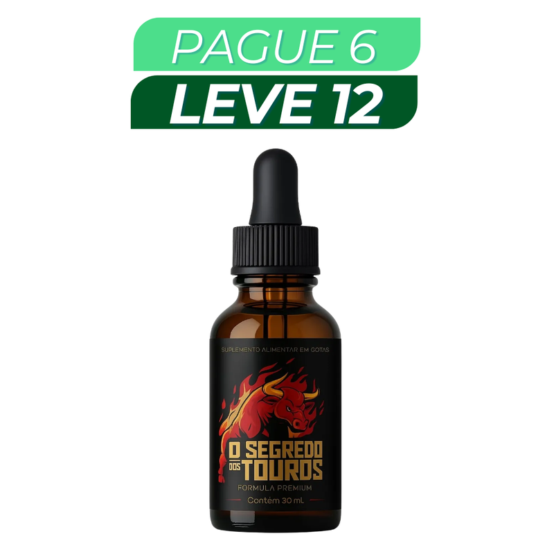 o segredo dos touros - Suplemento Natural - Promoção Exclusiva + Frete Grátis