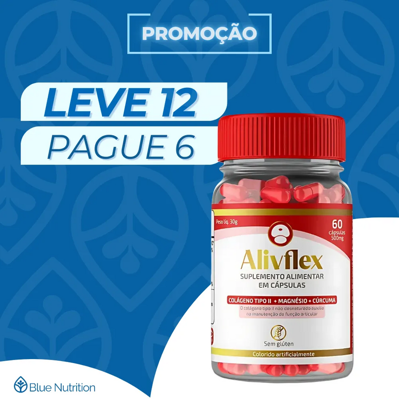 Alivflex Original 60cp - Suplemento Natural - Promoção Exclusiva + Frete Grátis