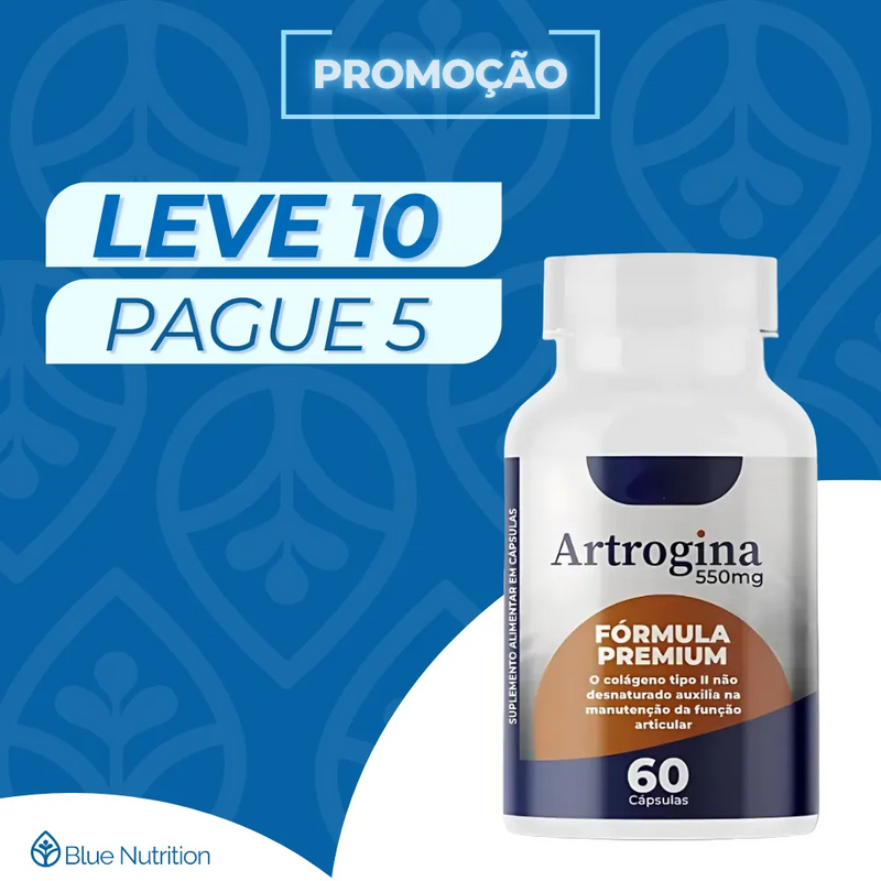 Artrogina Original 60cp - Suplemento Natural - Promoção Exclusiva + Frete Grátis