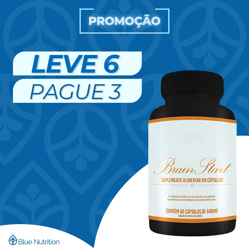Brain Start Original 60cp - Suplemento Natural - Promoção Exclusiva + Frete Grátis