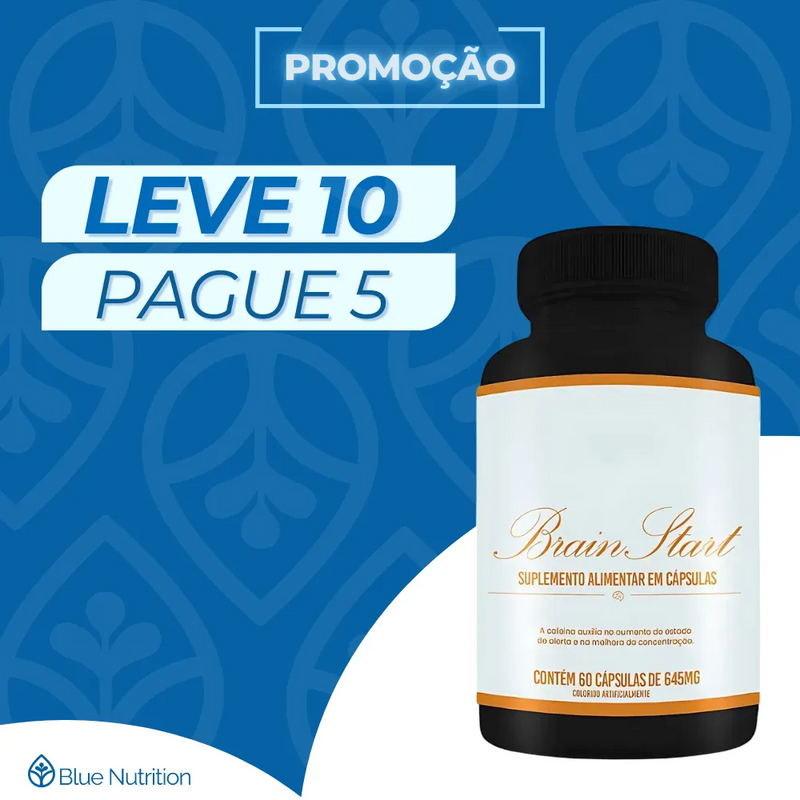 Brain Start Original 60cp - Suplemento Natural - Promoção Exclusiva + Frete Grátis