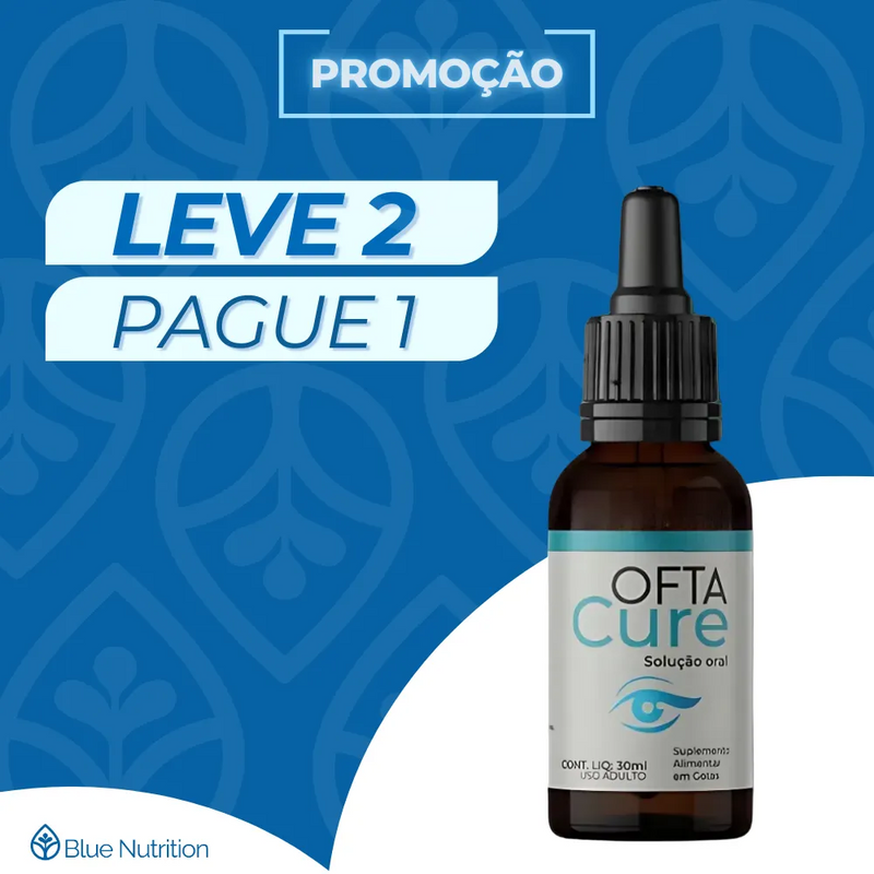 OftaCure Original 30ml - Suplemento Natural - Promoção Exclusiva + Frete Grátis