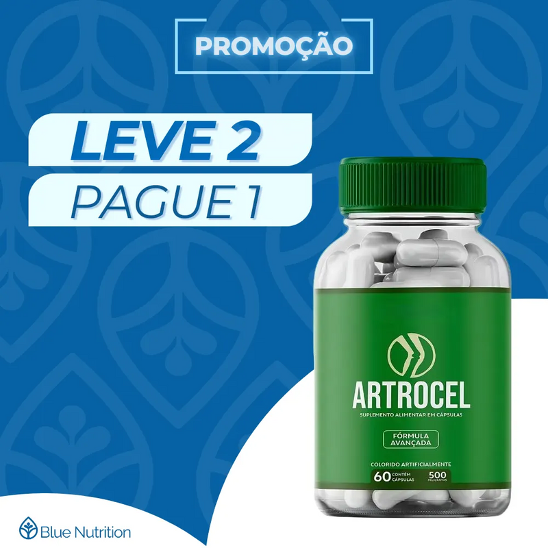 Artrocel Original 60cp - Suplemento Natural - Promoção Exclusiva + Frete Grátis