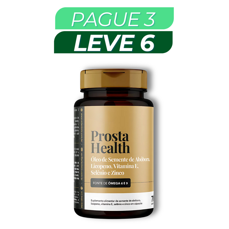 Prosta Health Original 60cp - Suplemento Natural - Promoção Exclusiva + Frete Grátis