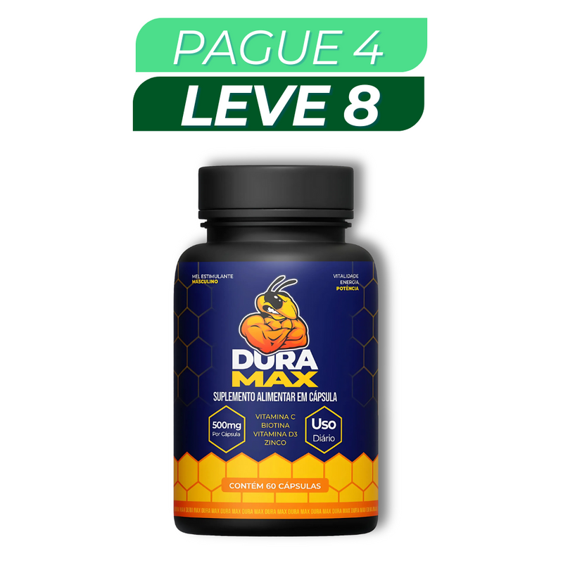 Dura Max Original 60cp - Suplemento Natural - Promoção Exclusiva + Frete Grátis