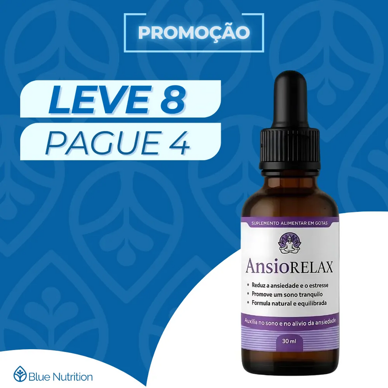 AnsioRELAX Original 30ml - Suplemento Natural - Promoção Exclusiva + Frete Grátis
