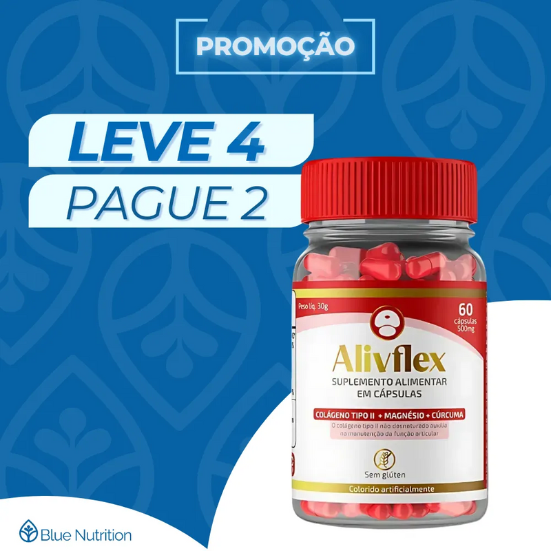 Alivflex Original 60cp - Suplemento Natural - Promoção Exclusiva + Frete Grátis