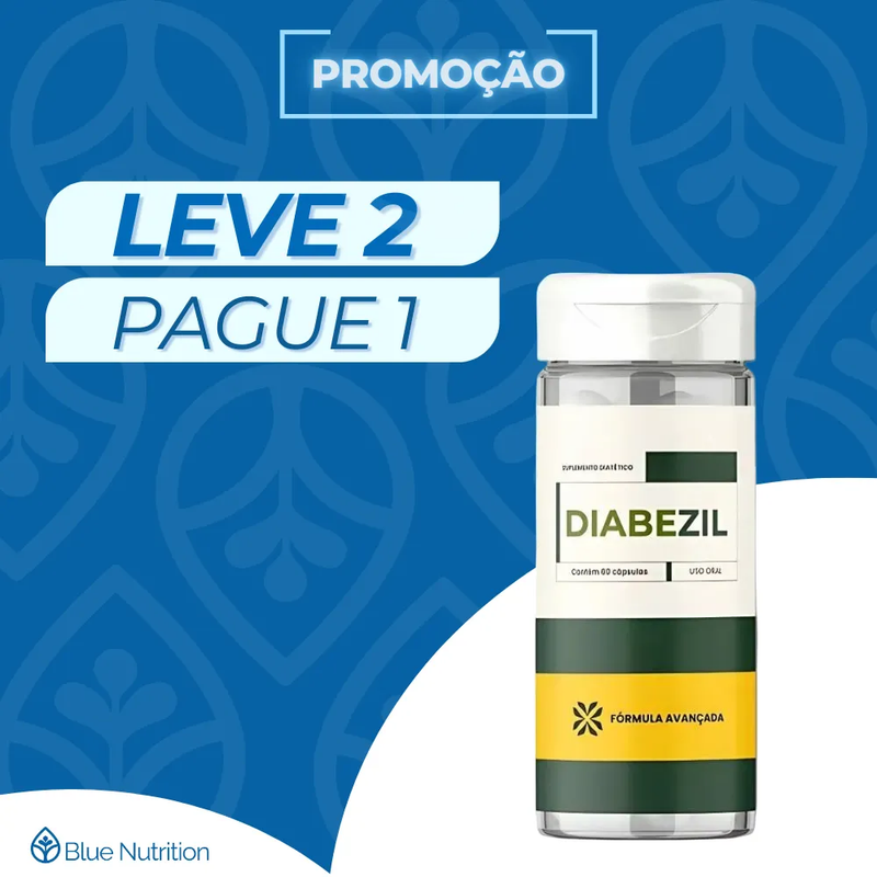 Diabezil Original 60cp  - Suplemento Natural - Promoção Exclusiva + Frete Grátis
