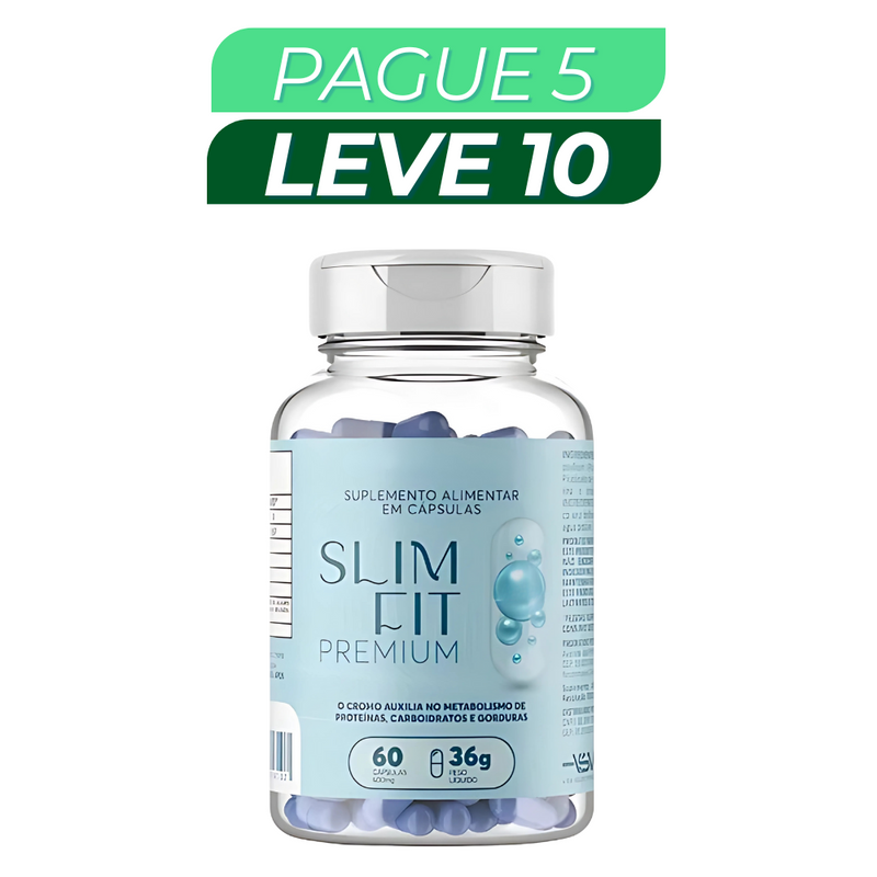 Slim Fit Original 60cp - Suplemento Natural - Promoção Exclusiva + Frete Grátis