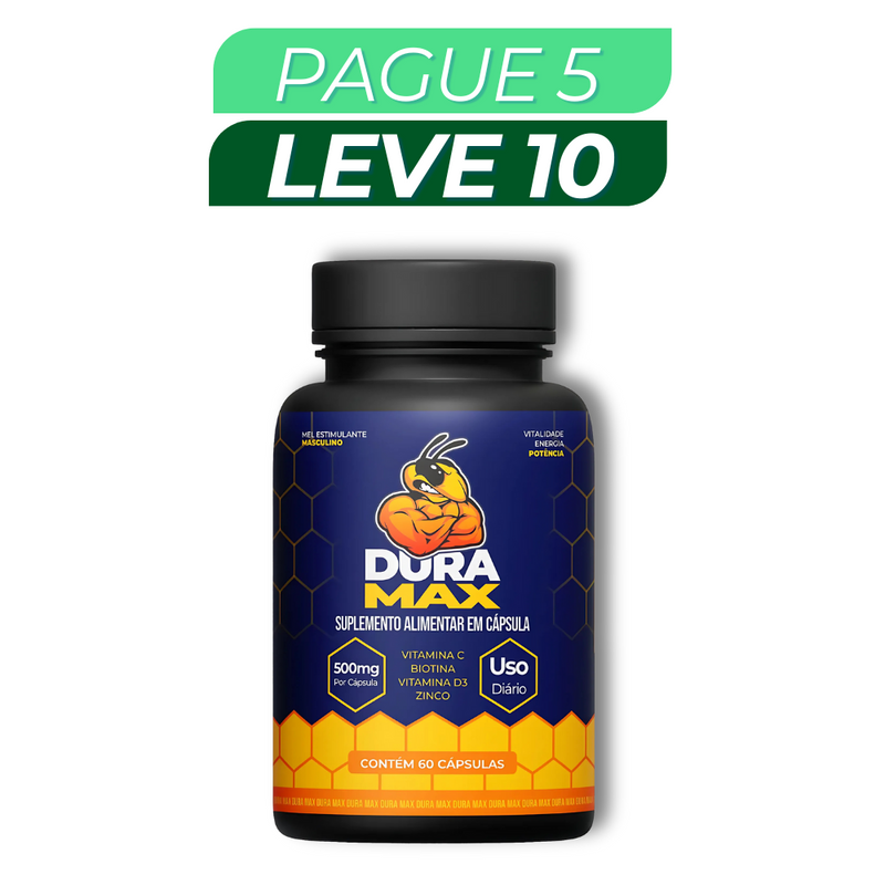 Dura Max Original 60cp - Suplemento Natural - Promoção Exclusiva + Frete Grátis
