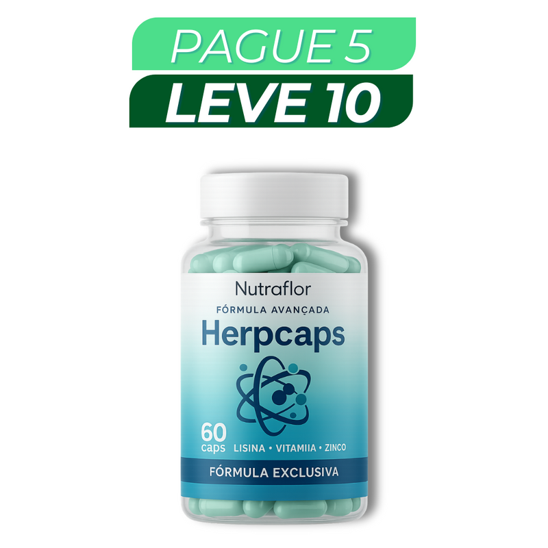 Herpcaps Original 60cp - Suplemento Natural - Promoção Exclusiva + Frete Grátis