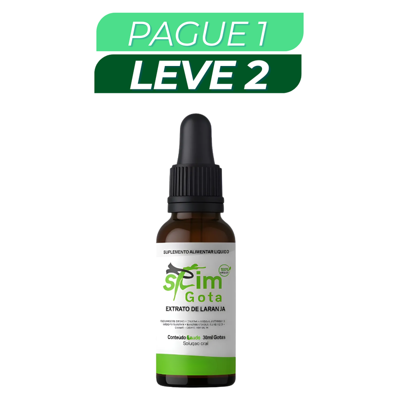 slimgotas - Suplemento Natural - Promoção Exclusiva + Frete Grátis