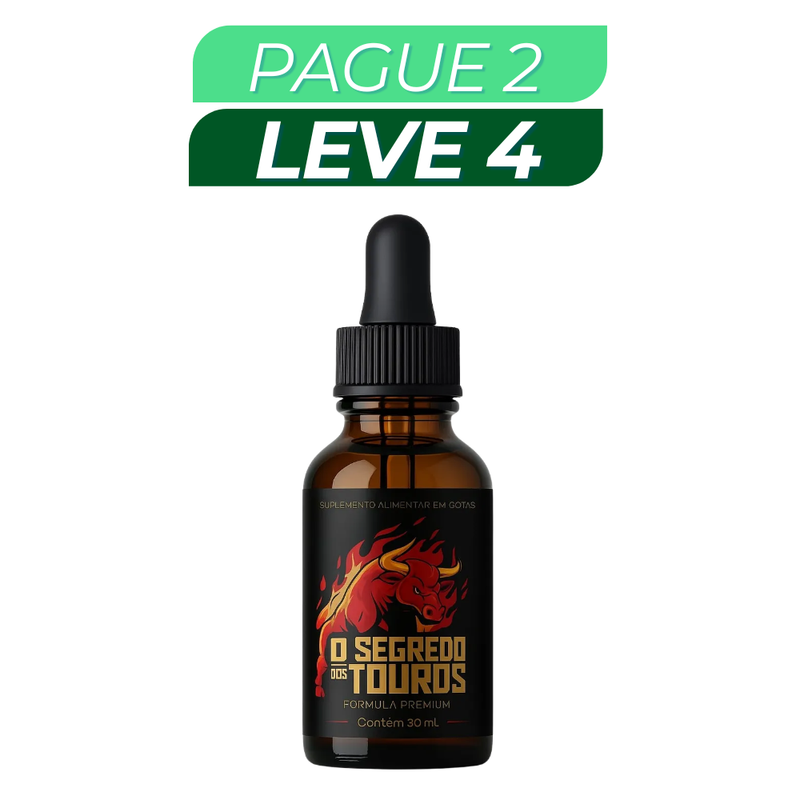 o segredo dos touros - Suplemento Natural - Promoção Exclusiva + Frete Grátis