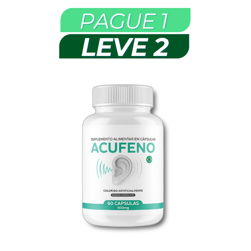 Acufeno - Suplemento Natural - Promoção Exclusiva + Frete Grátis