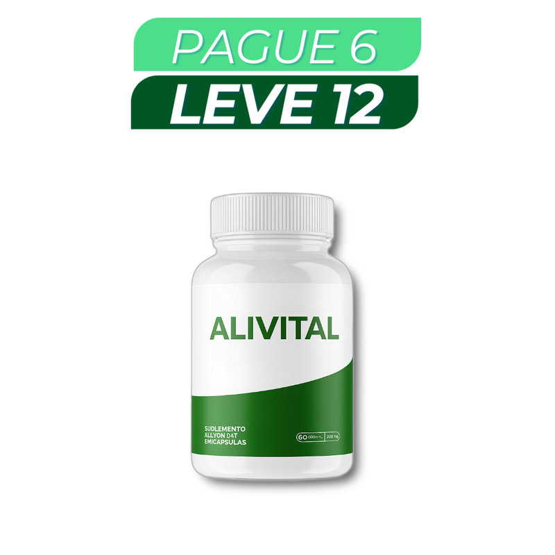 Alivital - Suplemento Natural - Promoção Exclusiva + Frete Grátis