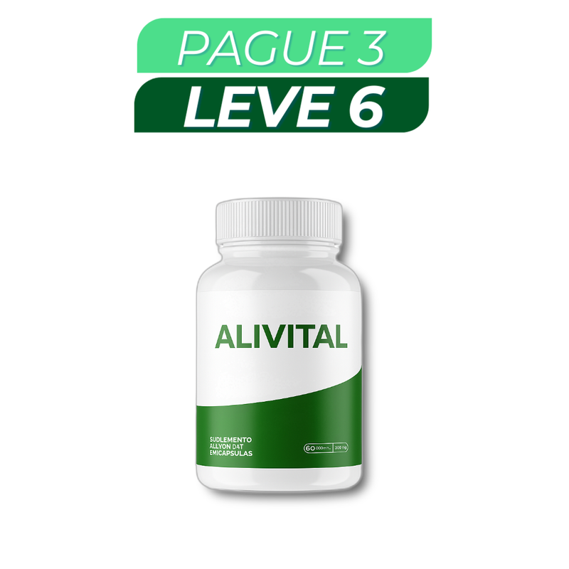 Alivital - Suplemento Natural - Promoção Exclusiva + Frete Grátis