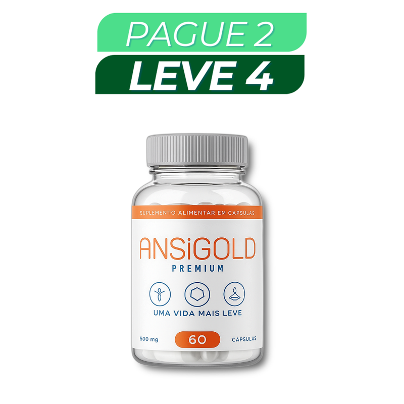 Ansigold - Suplemento Natural - Promoção Exclusiva + Frete Grátis
