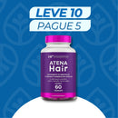 Atena Hair 60cp - Suplemento Natural - Promoção Exclusiva + Frete Grátis