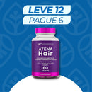 Atena Hair 60cp - Suplemento Natural - Promoção Exclusiva + Frete Grátis