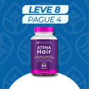Atena Hair 60cp - Suplemento Natural - Promoção Exclusiva + Frete Grátis