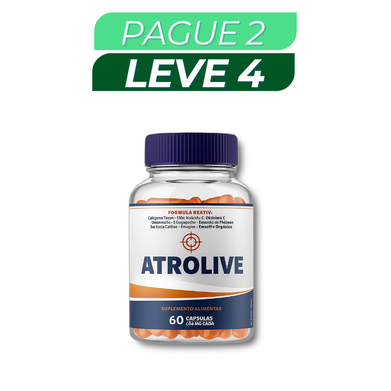 Atrolive - Suplemento Natural - Promoção Exclusiva + Frete Grátis