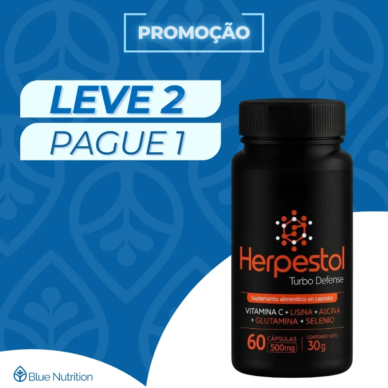 Herpestol Original 60cp - Suplemento Natural - Promoção Exclusiva + Frete Grátis
