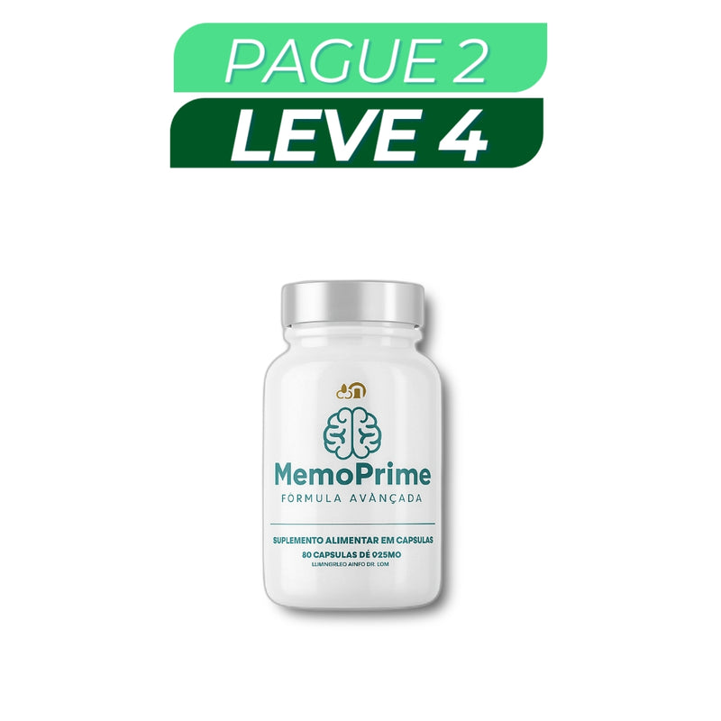 Memoprime - Suplemento Natural - Promoção Exclusiva + Frete Grátis