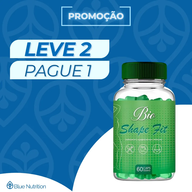 Bio Shape Fit Original 60cp - Suplemento Natural - Promoção Exclusiva + Frete Grátis