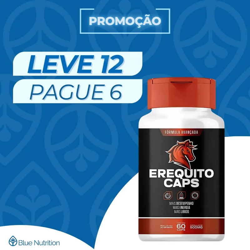 Erequito Caps Original 60cp - Suplemento Natural - Promoção Exclusiva + Frete Grátis