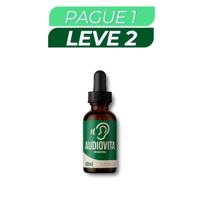 audiovita - Suplemento Natural - Promoção Exclusiva + Frete Grátis