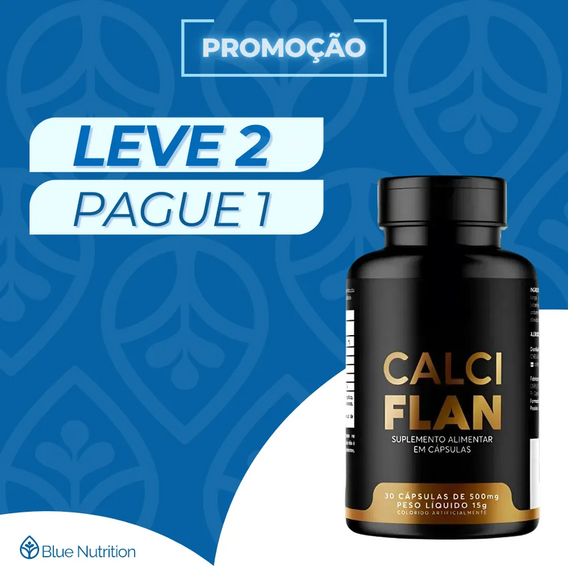 CalciFlan Original 60cp - Suplemento Natural - Promoção Exclusiva + Frete Grátis