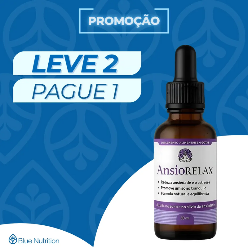 AnsioRELAX Original 30ml - Suplemento Natural - Promoção Exclusiva + Frete Grátis